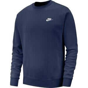 NWT NIKE Men's Nsw Club Crew, Midnight Navy/White, XX-Large